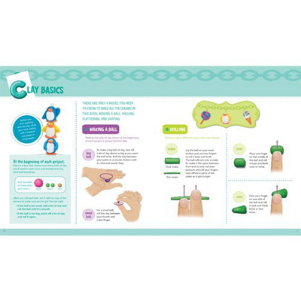 Klutz Clay Charm Making DIY Jewelry Kit Ages 8+
