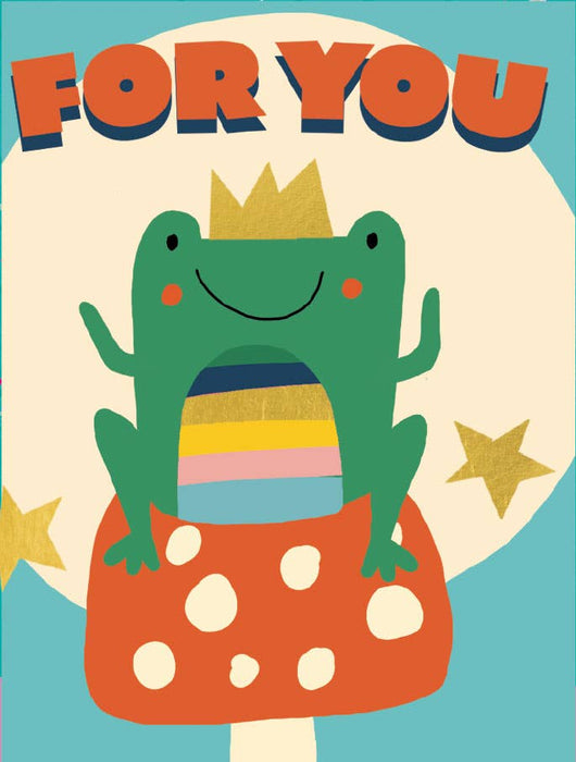 Birthday Frog - Foil Gift Enclosure
