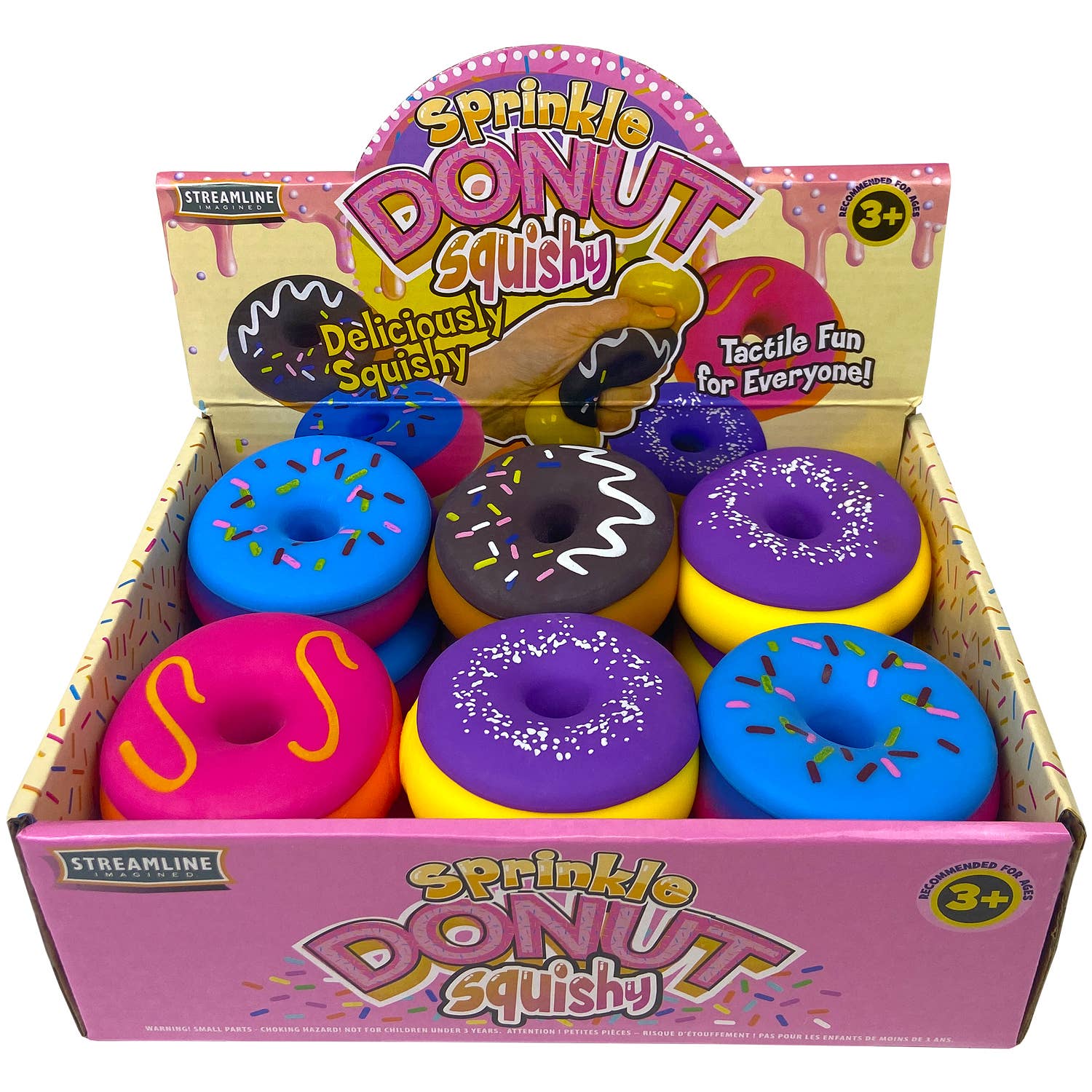 Single Sprinkle Donut Squeeze Toy
