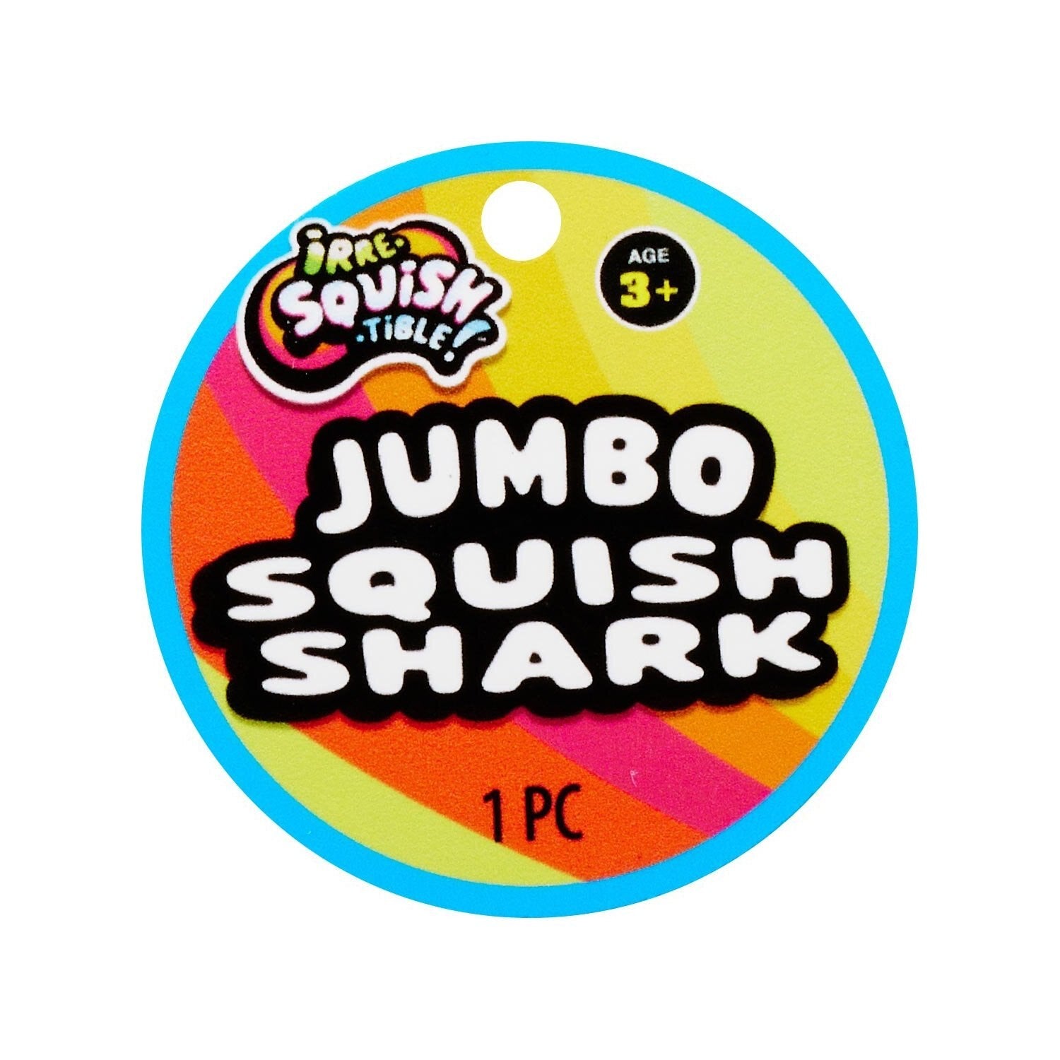 Ja-Ru Jumbo Squish Shark 13 inch Stretchy Fidget Toy