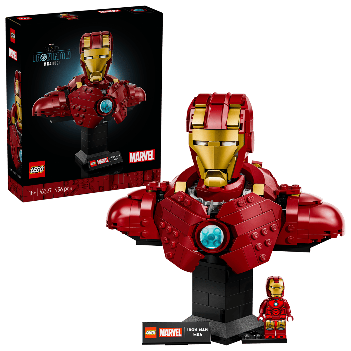 LEGO Infinity Saga Iron Man MK4 Bust