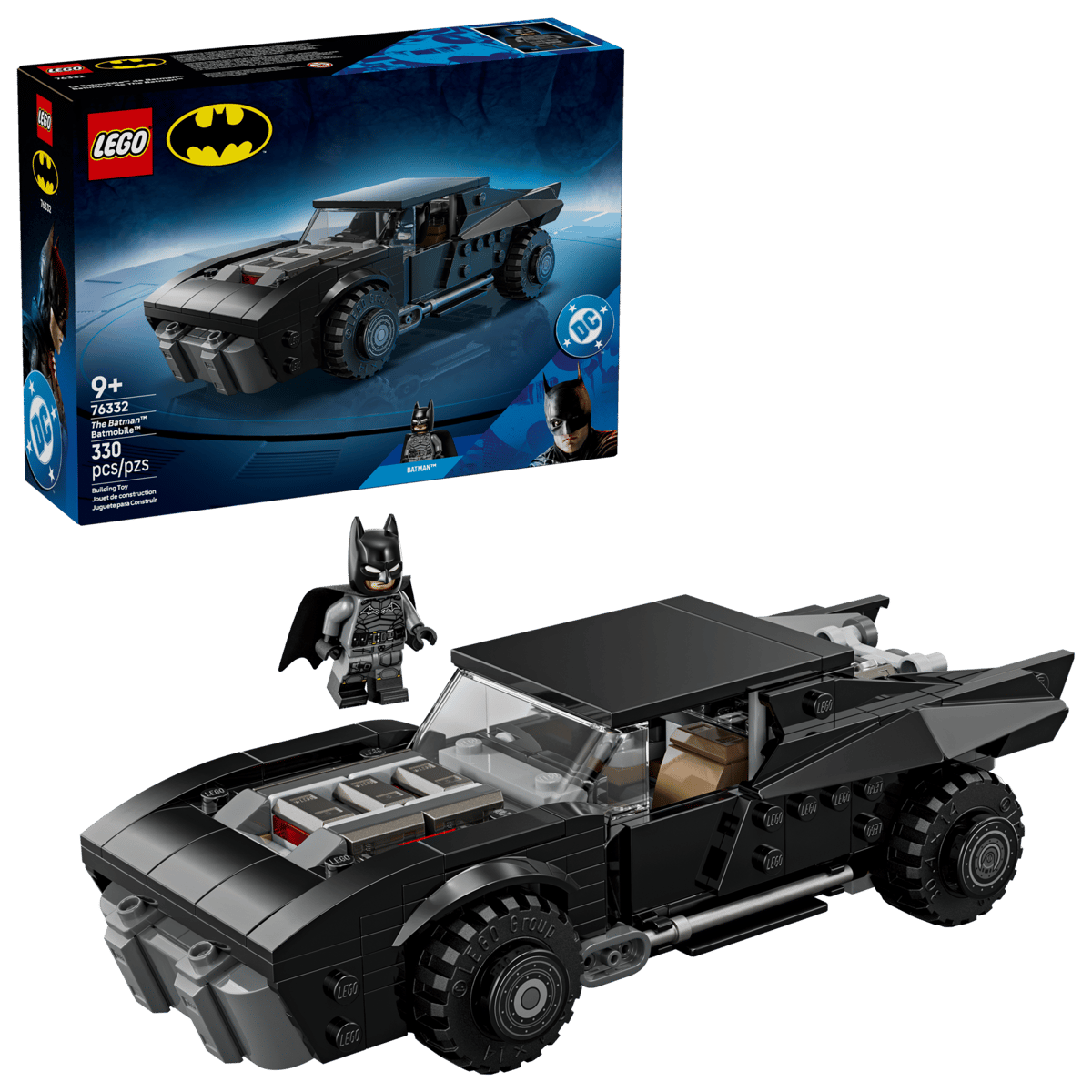 LEGO DC The Batman Batmobile Building Set with Minifigure