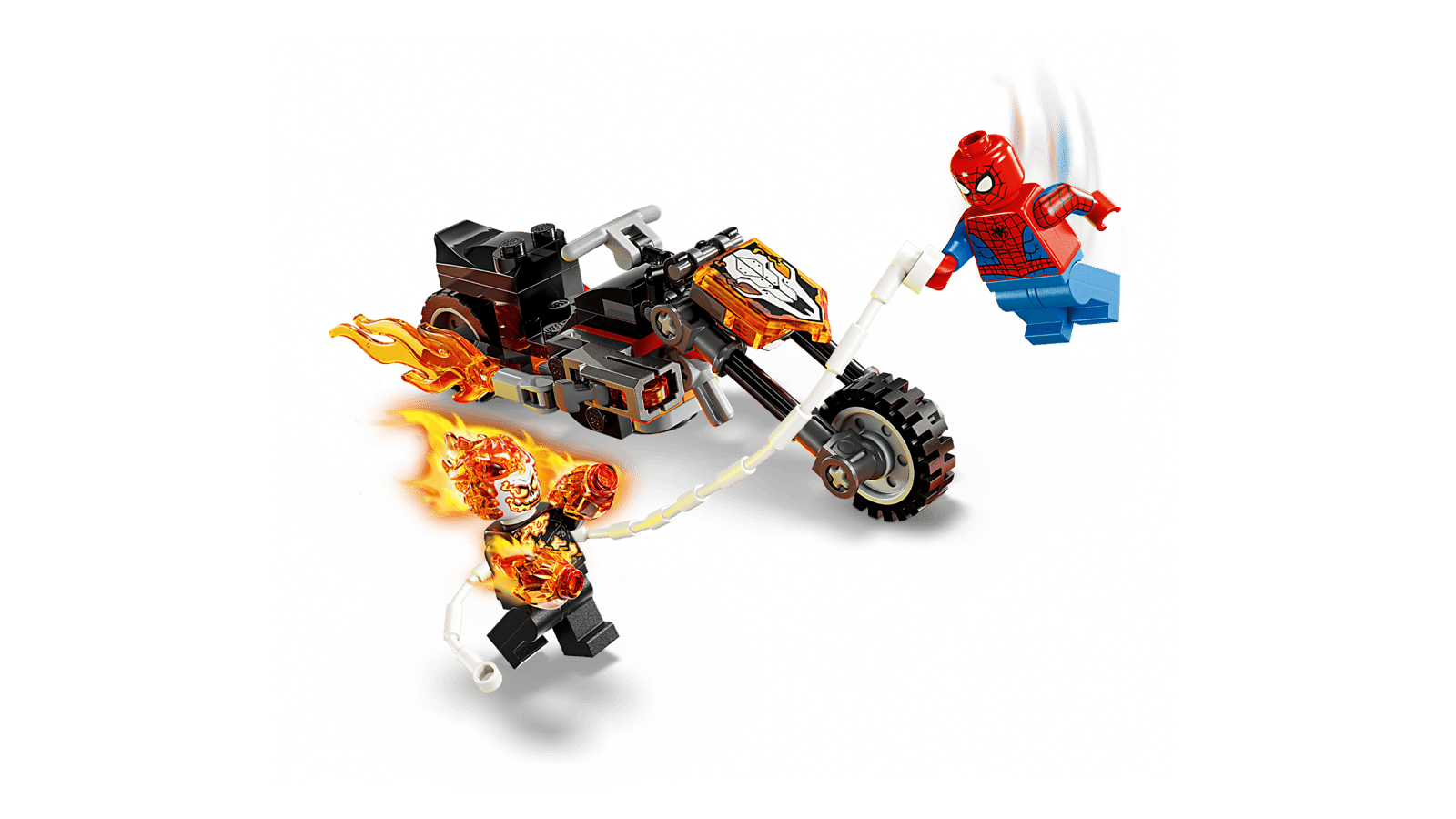 Lego Spider-Man vs. Ghost Rider Motorcycle