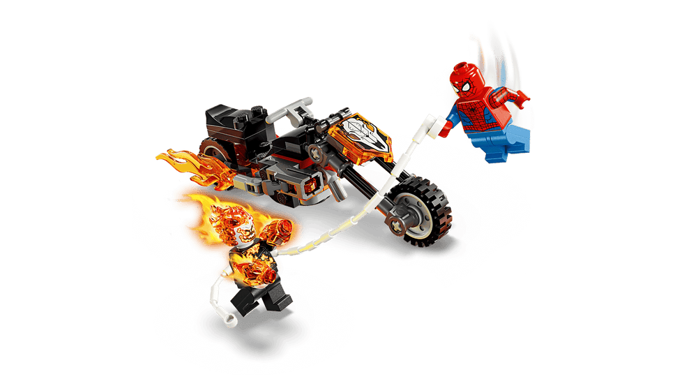 Lego Spider-Man vs. Ghost Rider Motorcycle