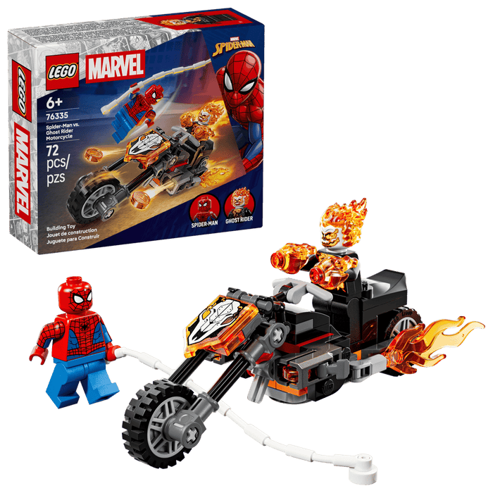 Lego Spider-Man vs. Ghost Rider Motorcycle