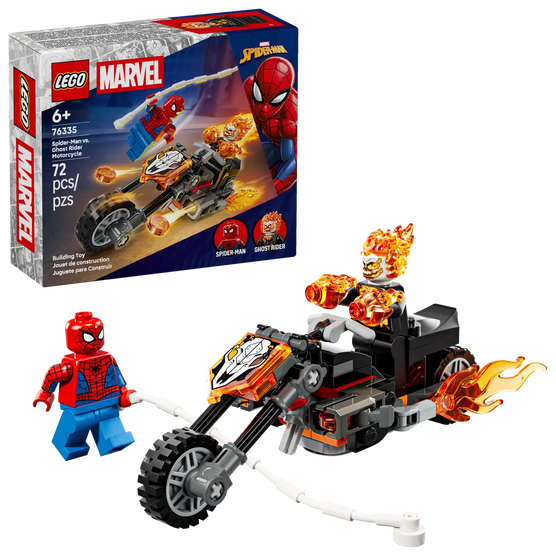 Lego Spider-Man vs. Ghost Rider Motorcycle