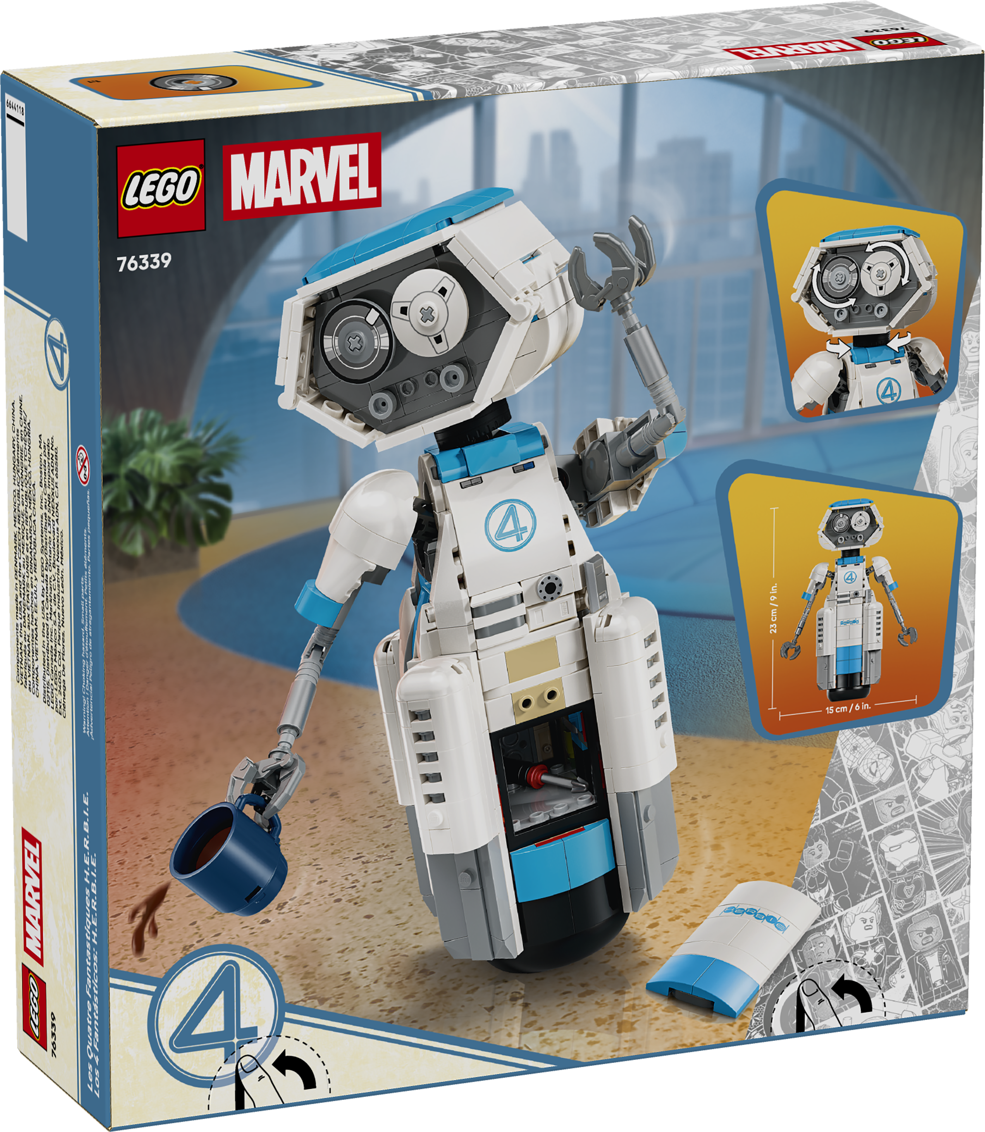 LEGO® The Fantastic Four H.E.R.B.I.E. Building Set 747 Pieces