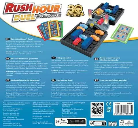 ThinkFun Rush Hour Duel Logic Board Game