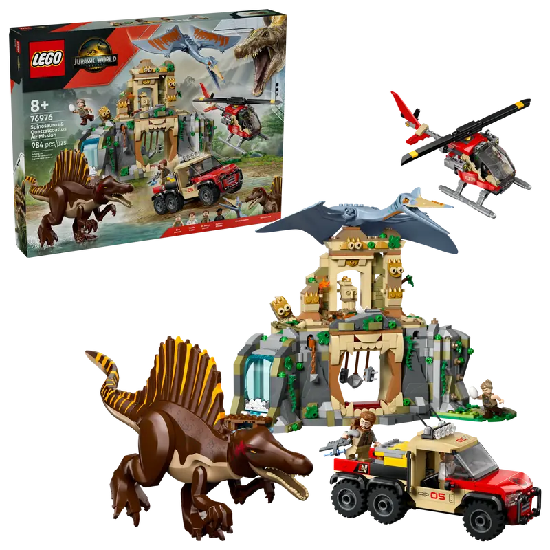 Lego Spinosaurus & Questzalcoatlus Air Mission