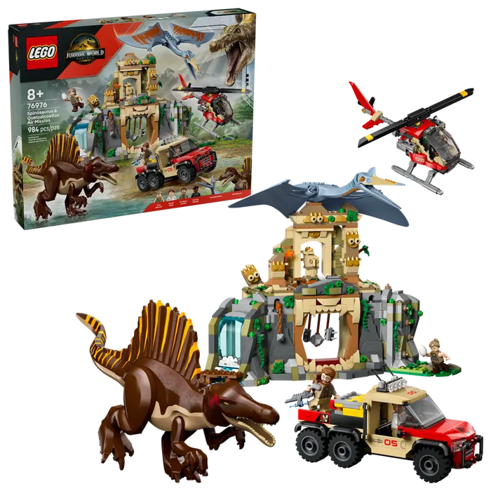Lego Spinosaurus & Questzalcoatlus Air Mission