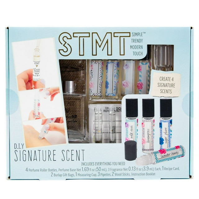 STMT DIY Signature Scent Art & Craft Kit: Mix & Make 4 Signature Perfume Scents