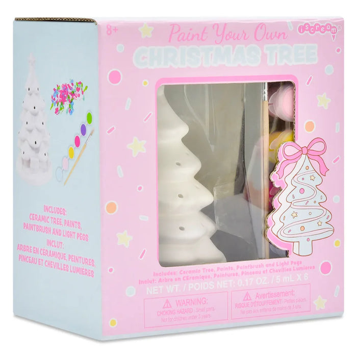Iscream Kids Paint Your Own Christmas Tree with Lights
