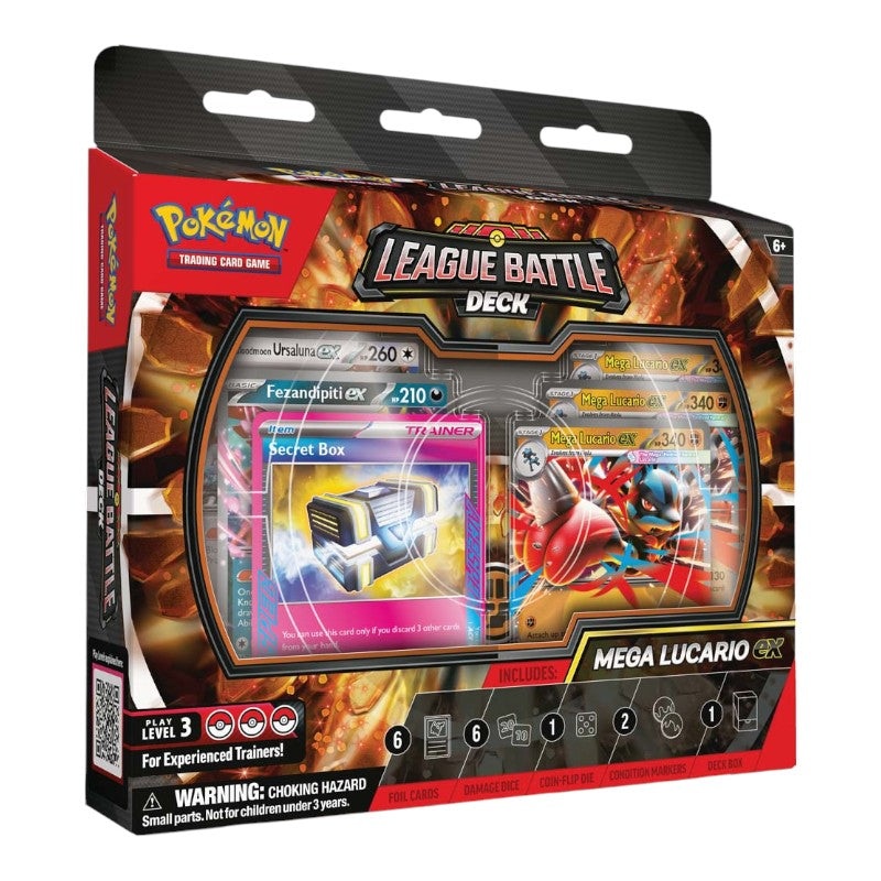 Pokémon TCG Mega Lucario EX League Battle Deck Ready-to-Play Set