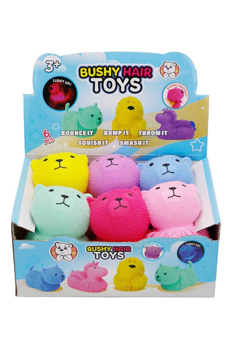 Jumbo Kitty Cat Spiky Puffer Led Squishy