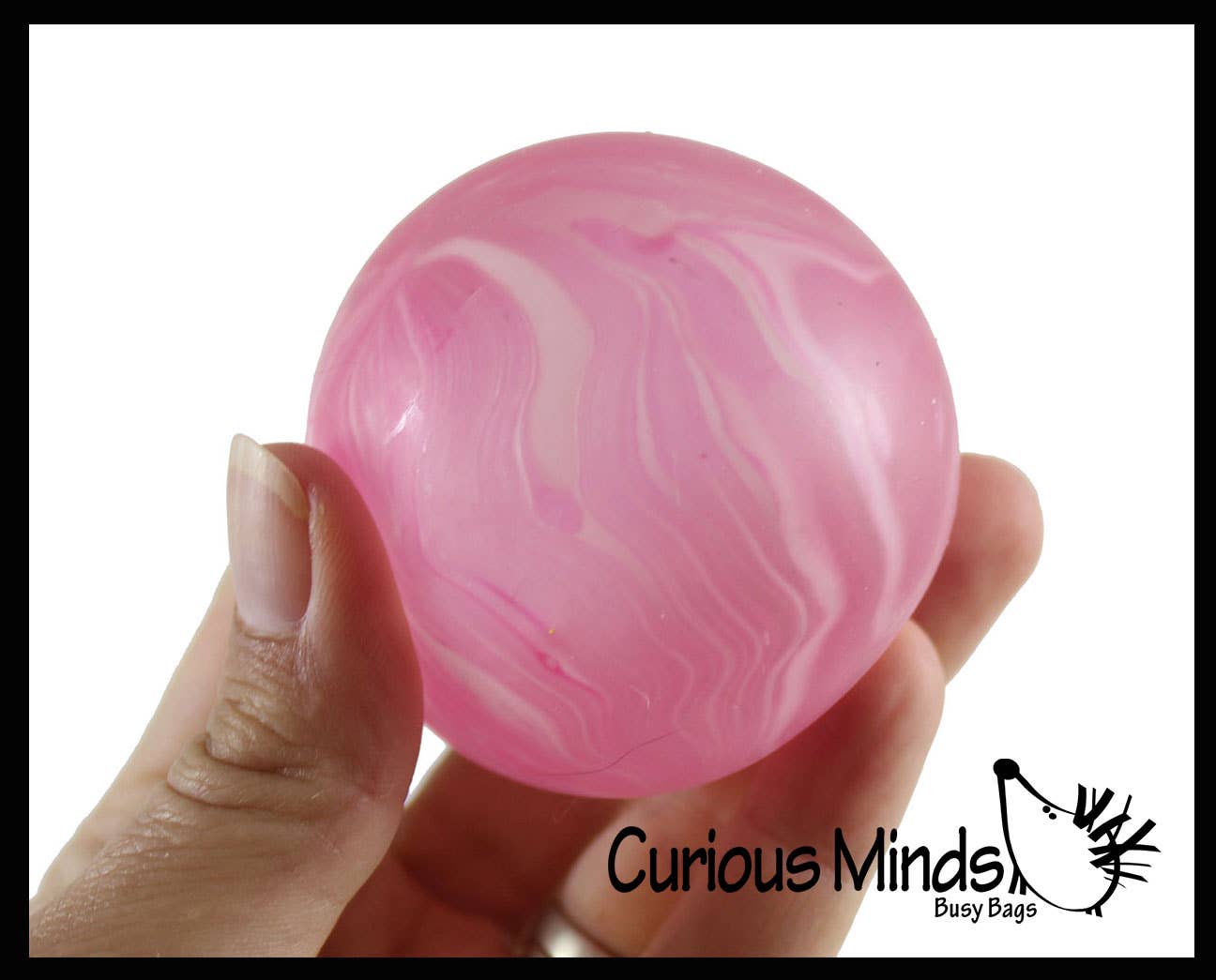 Single Marble Sugar Ball - Thick Glue/Gel Stretch Ball - Squishy