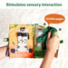 Skillmatics Peek-A-Boo Jungle Theme Interactive Soft Cloth Book 6 Months+