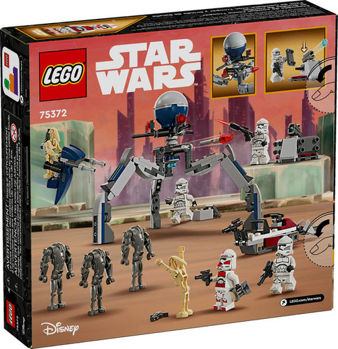 LEGO 75372 Clone Trooper™ & Battle Droid™ Battle Pack