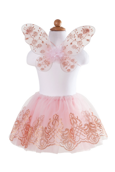 Rose Gold Tutu & Wings Set