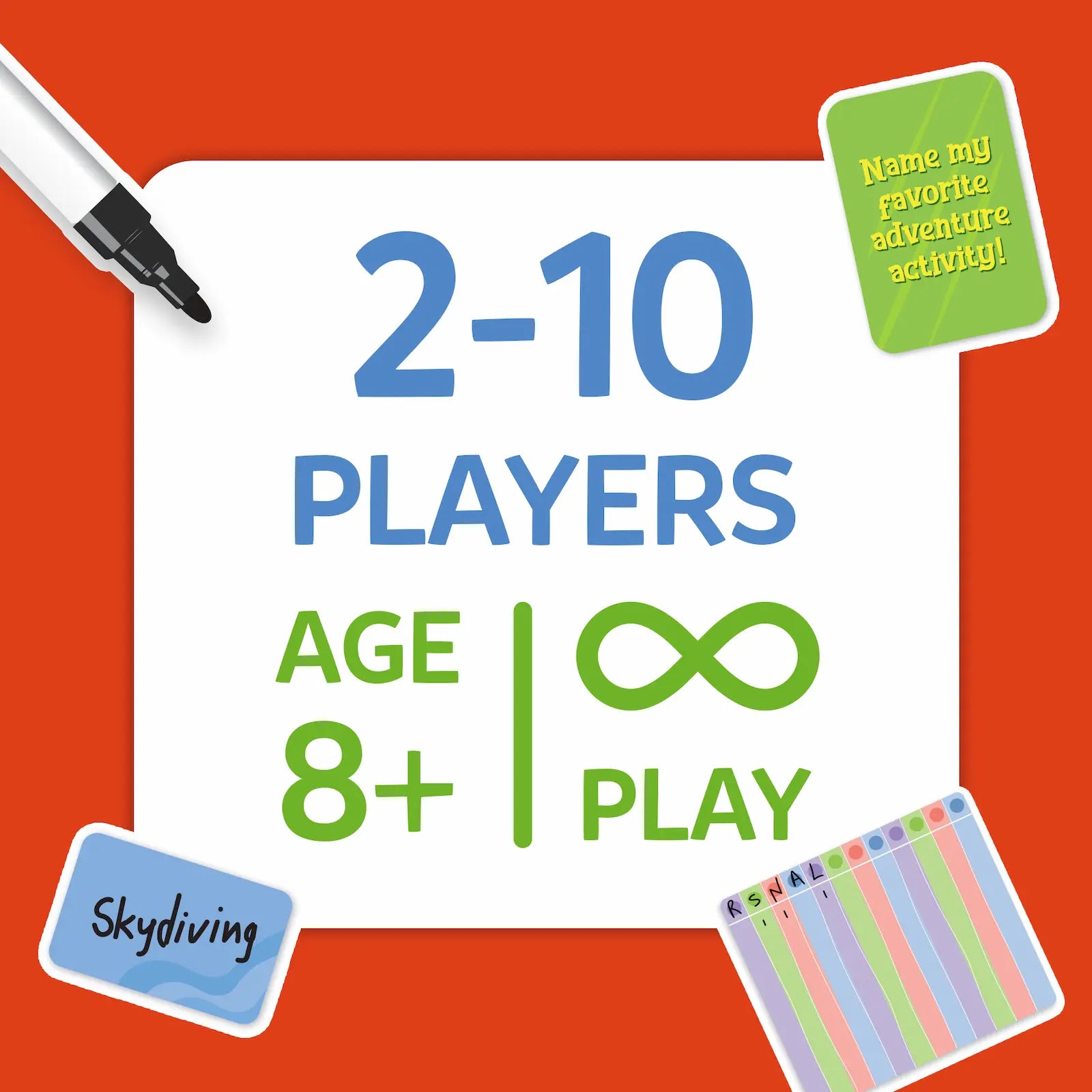 Skillmatics Who Knows You Best Family Party Card Game Ages 8+