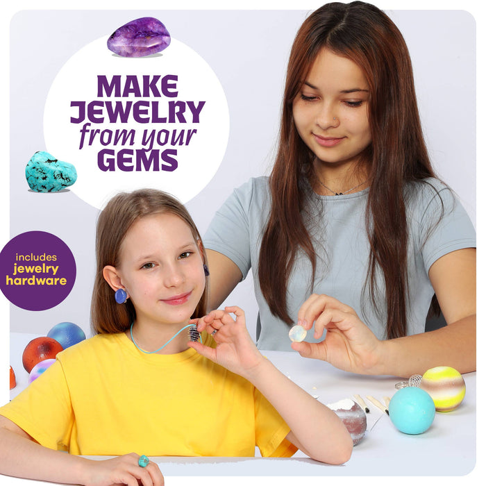 Galaxy Gem Dig Kit for Kids - Gemstones Digging Science Kit