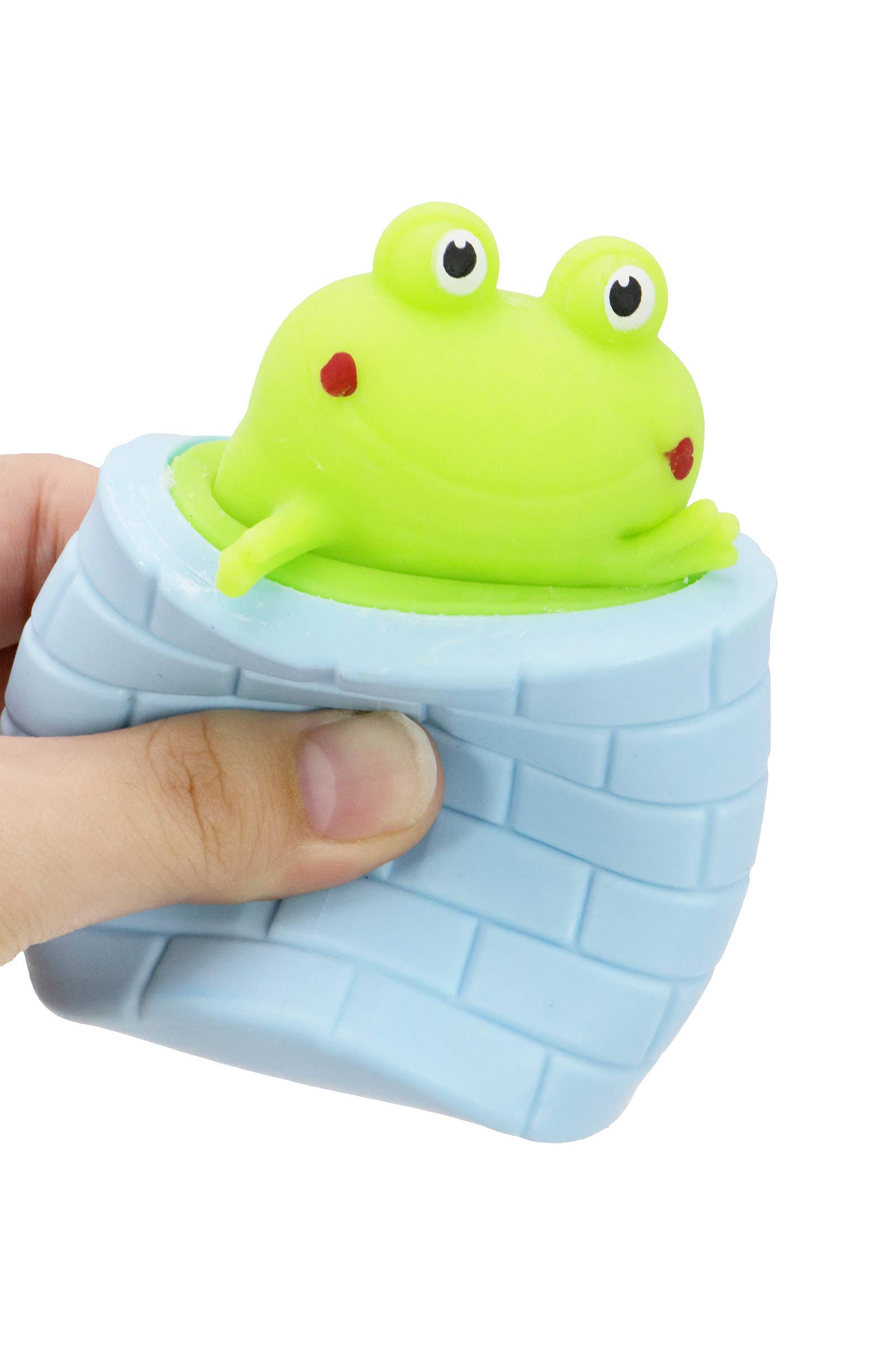 Frog Pop-up Squeeze Stretch Pull Squishy