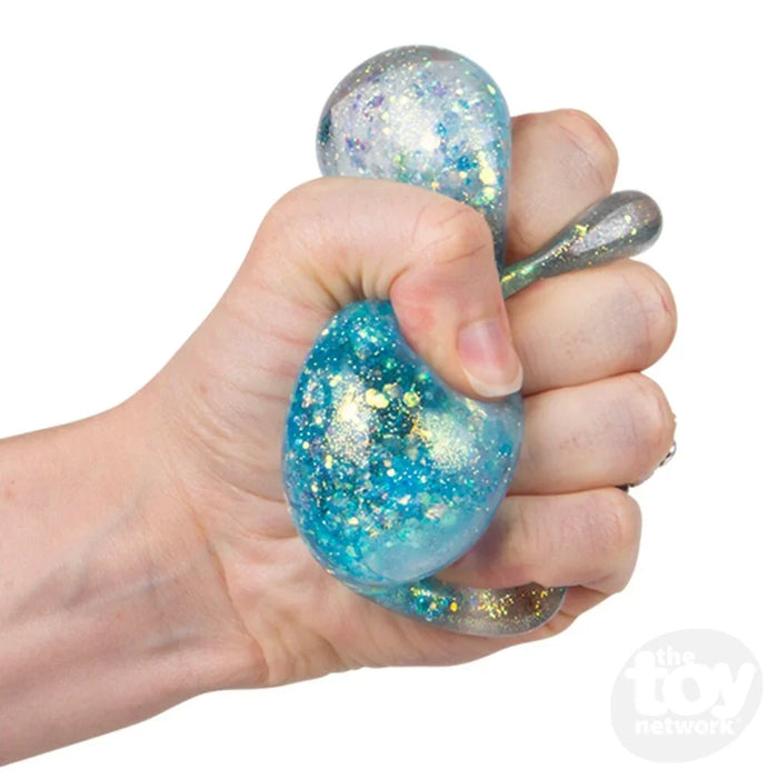 Toy Network 2-Inch Squeezy Sugar Cube Glitter Sensory Fidget