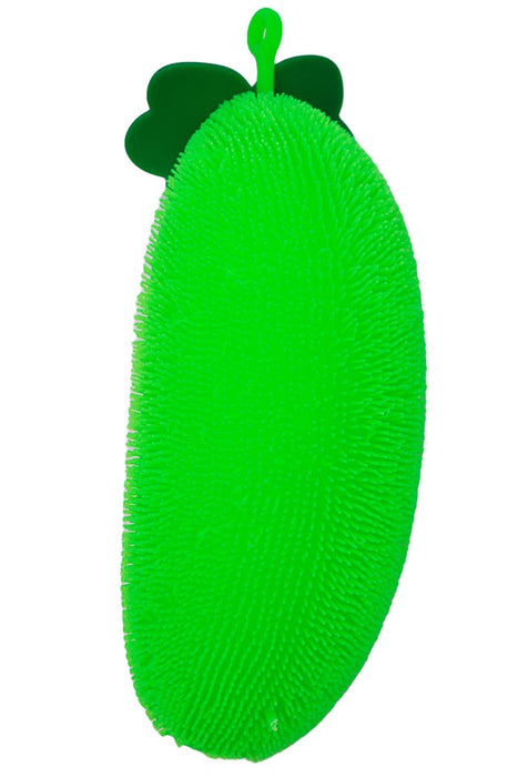 Jumbo Caterpillar Pea Beans Spiky Puffer LED Light-Up Squishy