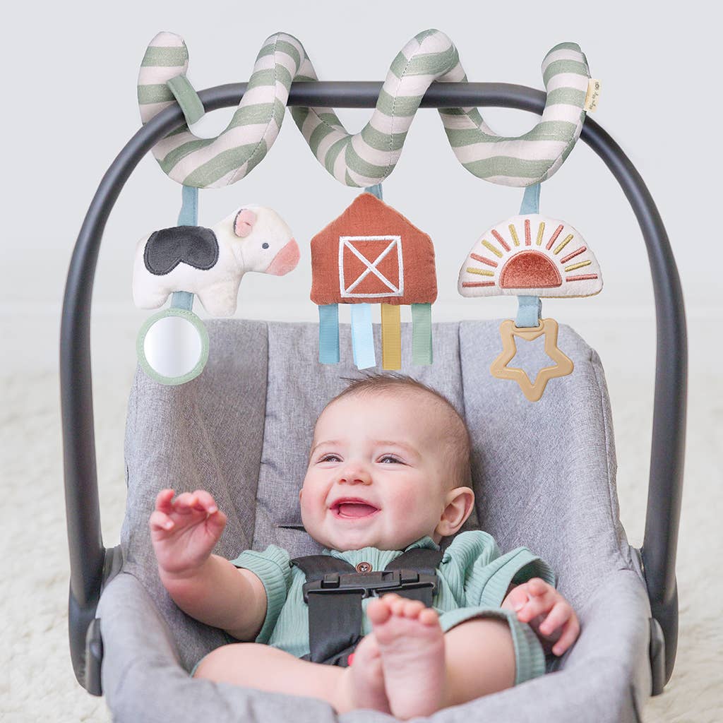 Farm Bitzy Bespoke Itzy Bitzy Spiral Car Seat Activity Toy