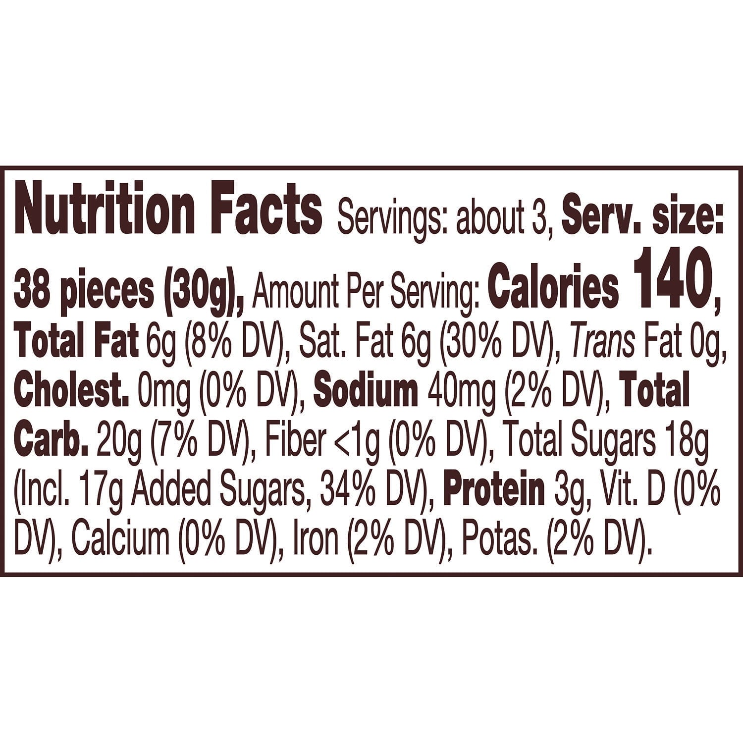 REESE'S PIECES Peanut Butter Christmas Candy Carton 3 oz