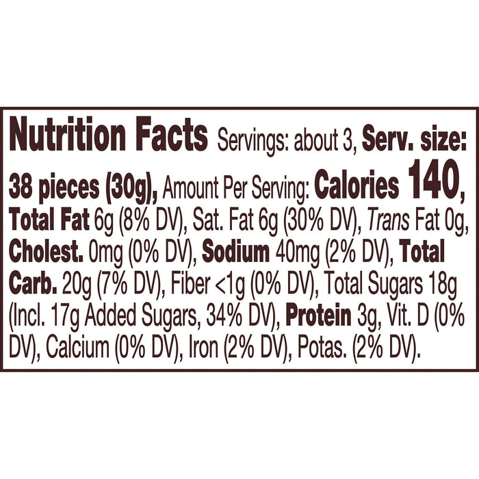 REESE'S PIECES Peanut Butter Christmas Candy Carton 3 oz