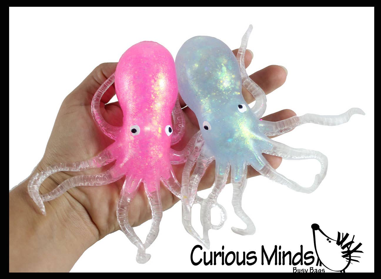 Single Gooey Gel Filled Octopus Fidget Stress Toy - Soft Squishy