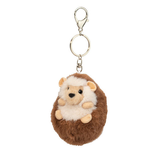 Douglas Spunky Hedgehog Plush Bag Charm 3-Inch Keychain