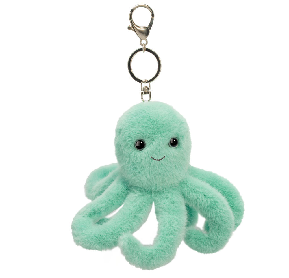 Douglas Octopus Plush Bag Charm for Backpacks and Purses