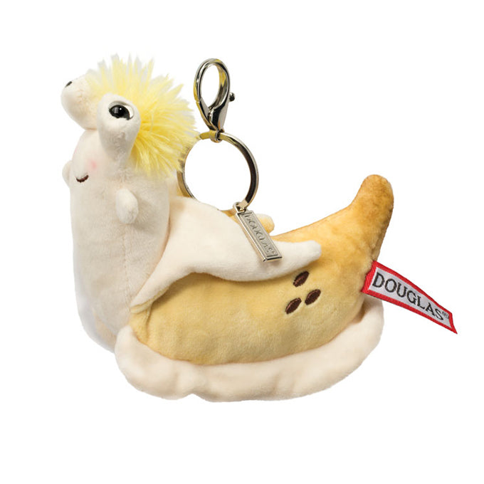 Douglas Banana Slug Plush Bag Charm 5-Inch Yellow