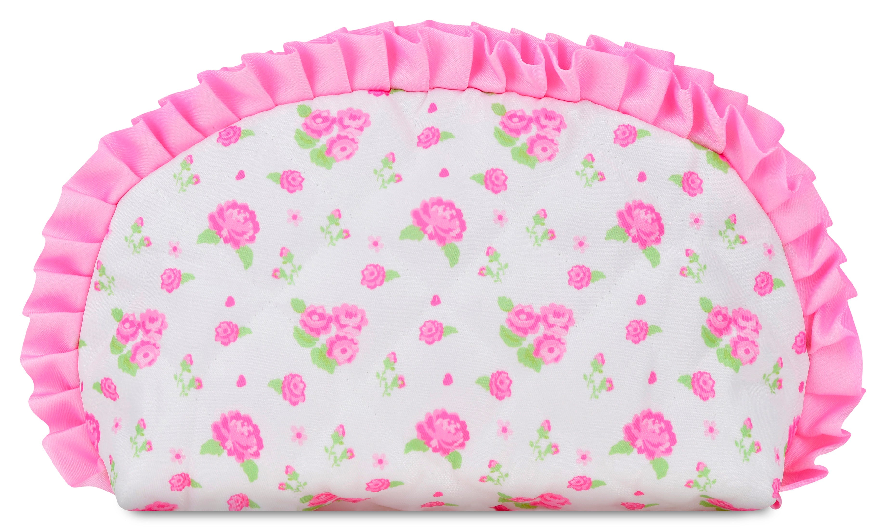 Pretty in Pink Oval Cosmetic Bag
