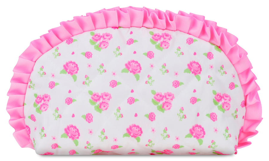 Pretty in Pink Oval Cosmetic Bag