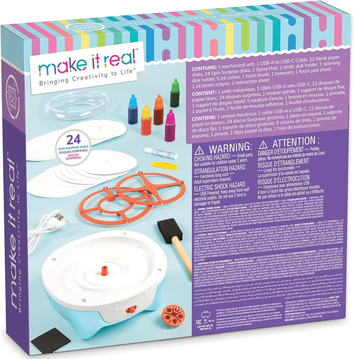 Make It Real Ultimate Spin Art Studio Craft Kit