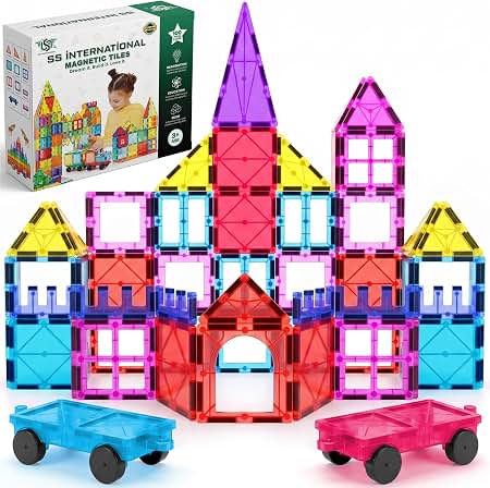 MAGNA-TILES Rail Racers Construction Toy Set 33pc