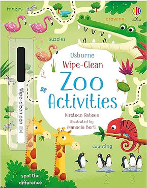 Wipe Clean Zoo Activity Book