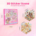 20 Sets 3D Sticker Scenes: DIY Miniature Cartoon Animals & Houses Stress Relief Fun