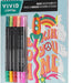 Brea Reese Vivid Marker Color-By-Number Kit Good Vibes