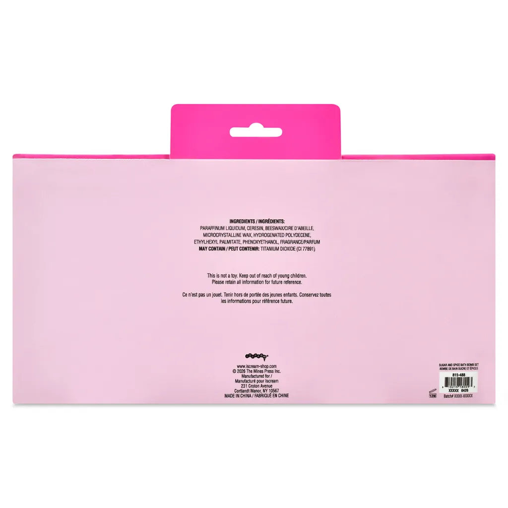 Iscream Kids Sugar And Spice Bath Bomb Set