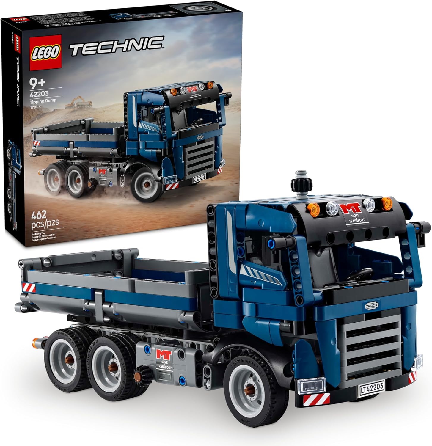 LEGO Technic Tipping Dump Truck Building Set Kids 9+ Realistic Construction Vehicle