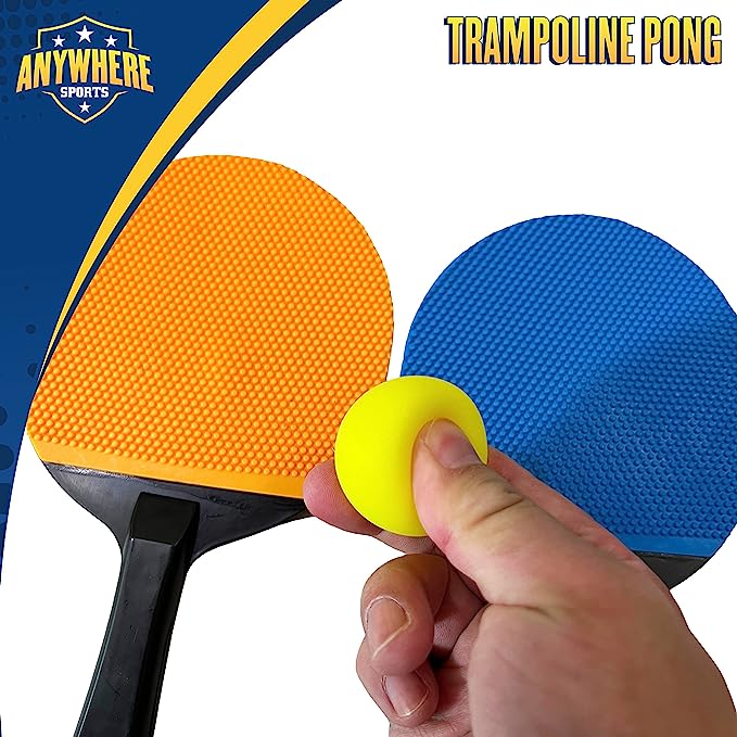 Portable Trampoline Ping Pong Table Tennis Game for Indoor or Outdoor Use