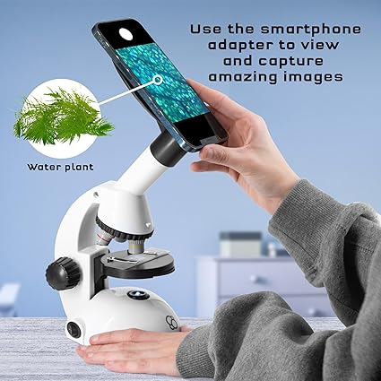 Microscope with Smartphone Adapter