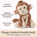 GUND Cozys Collection Monkey Plush Stuffed Animal Brown 10 Inch