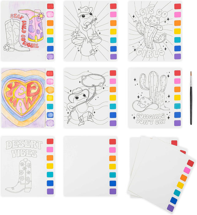 Vivid by Brea Reese Watercolor Pad Kit Western DIY Art Activity