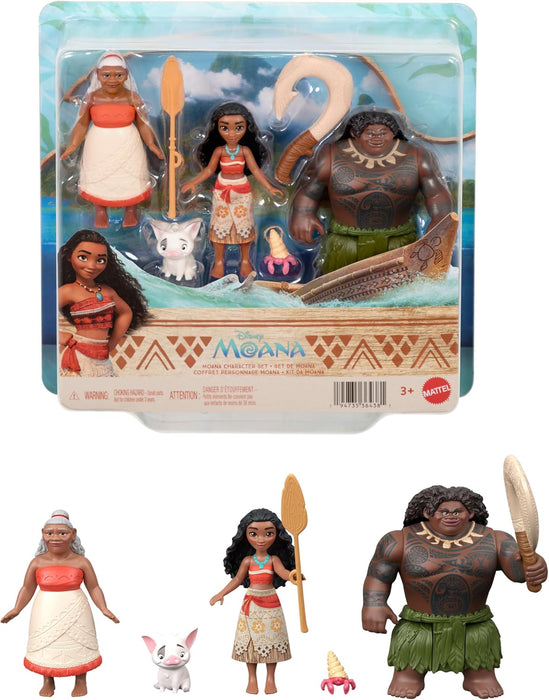 Mattel Disney Moana Character Small Dolls Playset