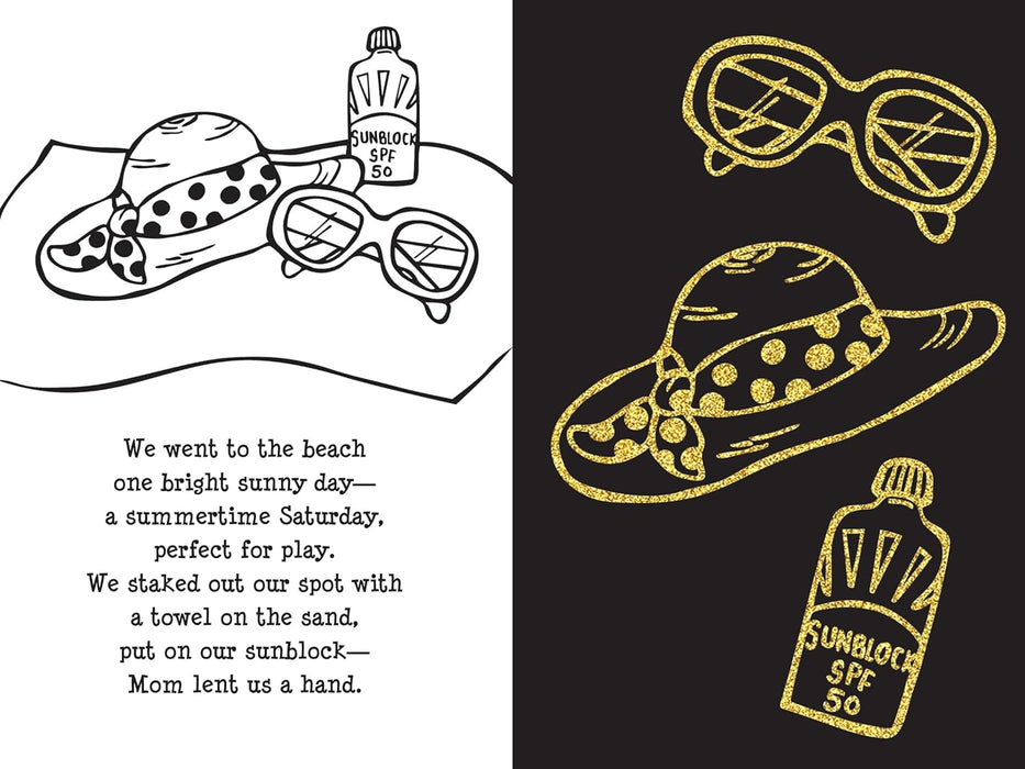 At the Beach Scratch and Sketch Book