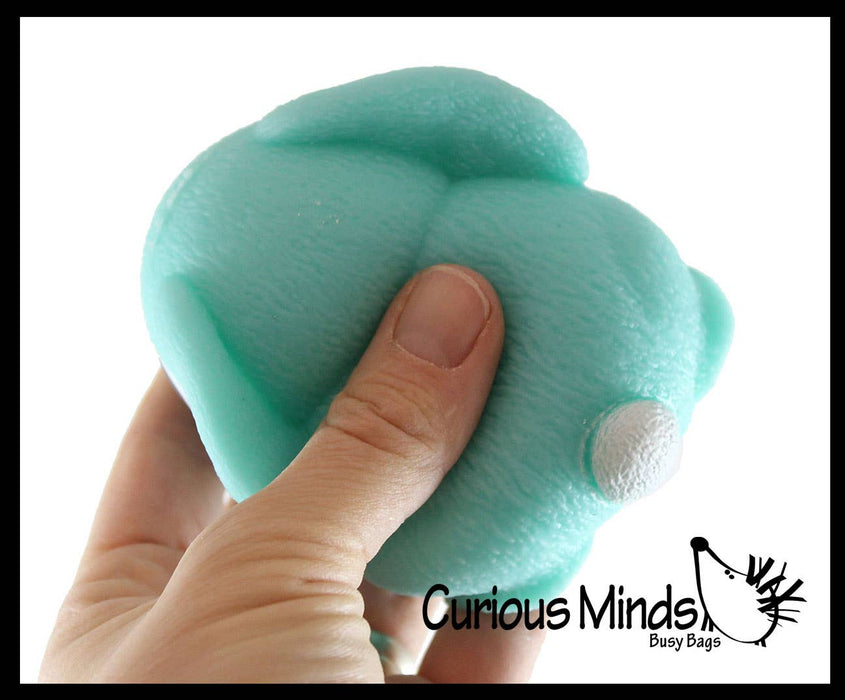 Large Bunny Rabbit Soft Fluff Doh - Filled Squeeze Stress